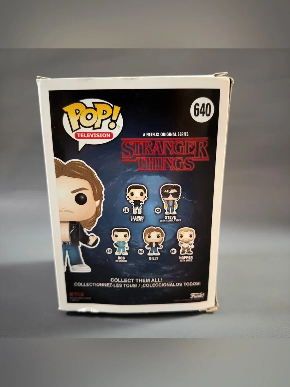 Funko Pop Television Stranger Things Billy 640 Vinyl Figure Netflix Used